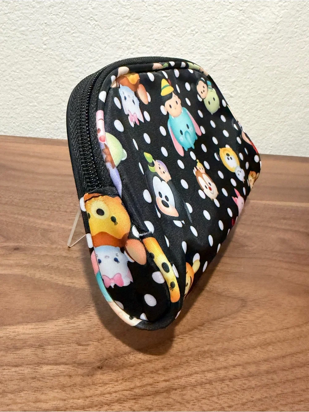Disney Tsum Tsum Cosmetic Bag London Soho New York Pixar ROUND CLUTCH